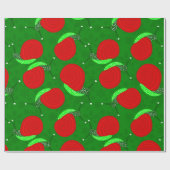 Papier Cadeau moche escargots de Noël flocons de neige insectes (Plat)