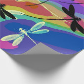 Papier Cadeau Mod libellules (Coin)