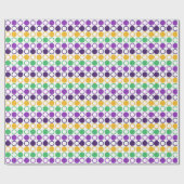Papier Cadeau Mod Mardi Gras Points (Plat)