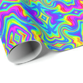 Papier Cadeau Mod Rainbow 3 (Coin rond)