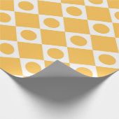 Papier Cadeau Mod Retro 60's Mustard (Coin)