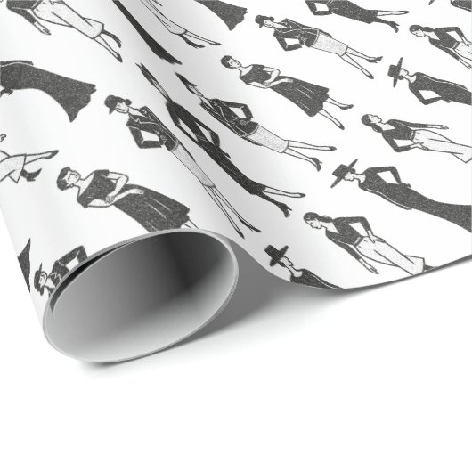Papier Cadeau Mode (Coin rond)