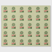 Papier Cadeau Mode Croisière de Noël En Bateau Noël 2024 (Plat)