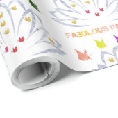 Papier Cadeau mode fabuleuse (Coin rond)