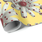 Papier Cadeau Mode Fleur Fraîche Faisy Printemps Été (Coin rond)