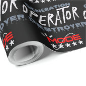 Papier Cadeau Mode Opérateur de Génération Destructeur (Coin rond)