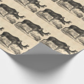 Papier Cadeau Modèle américain d'illustration d'orignaux de (Coin)