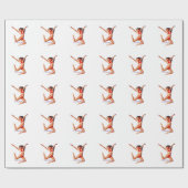 Papier Cadeau Modèle Bikini de danse Thunder_Cove (Plat)