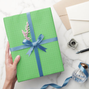 Papier Cadeau Modèle blanc moderne personnalisé Élégant Jaune Ve
