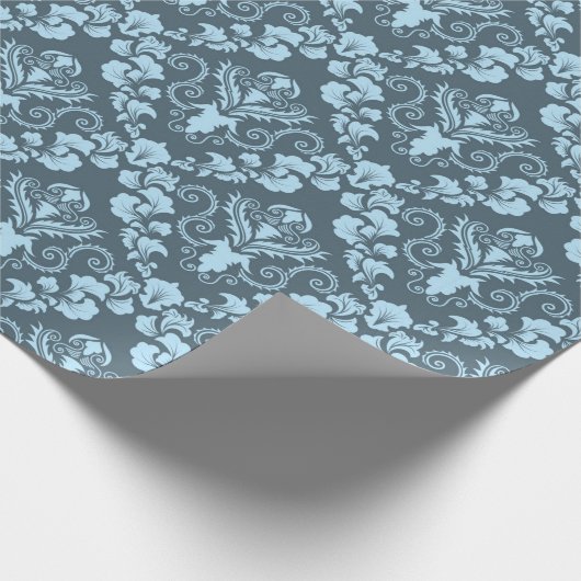 Papier Cadeau Modèle Damas (Coin)