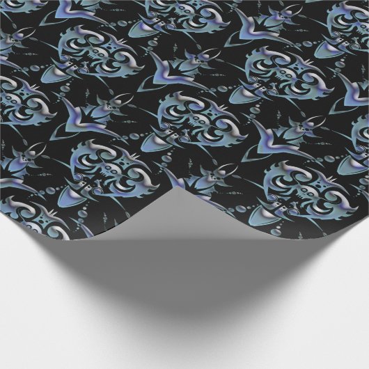 Papier Cadeau Modèle Damask (Coin)