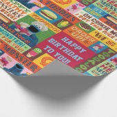 Papier Cadeau Modèle de camion gastronomique de Cookie Monster (Coin)