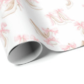 Papier Cadeau Modèle de chaussures coquettes (Coin rond)