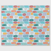 Papier Cadeau Modèle de citation FRIENDS™ (Plat)