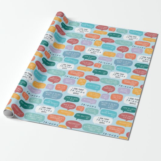 Papier Cadeau Modèle de citation FRIENDS™ (Déroulé)