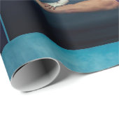 Papier Cadeau Modèle de condition physique féminine Split Thunde (Coin rond)