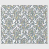 Papier Cadeau Modèle de Damas désorganisé (Plat)