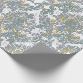 Papier Cadeau Modèle de Damas désorganisé (Coin)