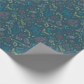 Papier Cadeau Modèle de dessin au trait d'objets HARRY POTTER™ (Coin)