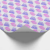 Papier Cadeau Modèle de fête de vacances d'anniversaire (Coin)