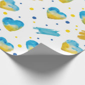 Papier Cadeau Modèle de filigrane Love Ukraine (Coin)