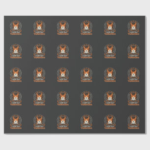 Papier Cadeau Modèle de la Saint-Valentin Corgis pour filles qui