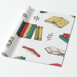 Papier Cadeau Modèle de livre