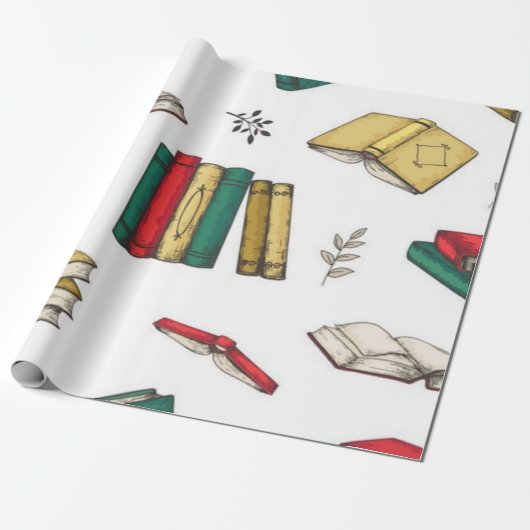 Papier Cadeau Modèle de livre (Déroulé)