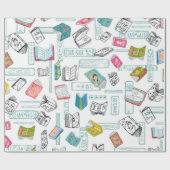 Papier Cadeau Modèle de livre (Plat)