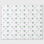 Papier Cadeau modèle de Noël (Plat)