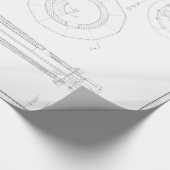 Papier Cadeau Modèle de phare d'Absecon (Coin)