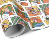 Papier Cadeau Modèle de photos Halloween de Scooby-Doo (Coin rond)