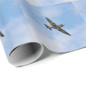 Papier Cadeau Modèle de Spitfire MK IX MK923 (Coin rond)