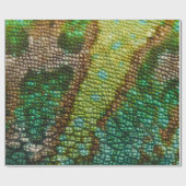 Papier Cadeau Modèle de texture de peau de caméléon (Plat)