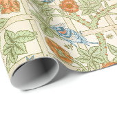 Papier Cadeau Modèle de treillis sans couture de William Morris  (Coin rond)