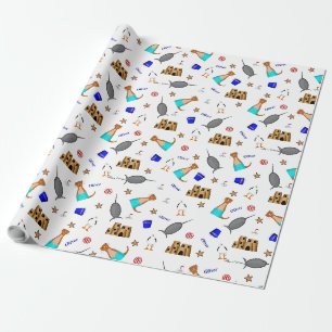Papier Cadeau Modèle de vacances d'été à la plage d'Oliver la lo