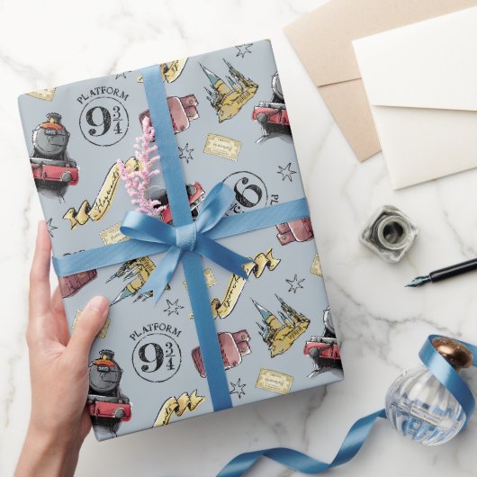 Papier Cadeau Modèle de voyage vers HOGWARTS™ (Cadeaux)