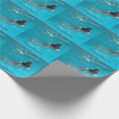 Papier Cadeau Modèle féminin natation Thunder_Cove (Coin)