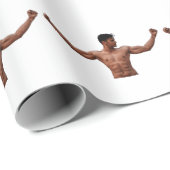 Papier Cadeau Modèle Fitness Homme Thunder_Cove (Coin rond)