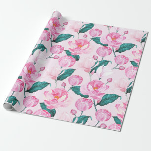 Papier Cadeau Modèle floral