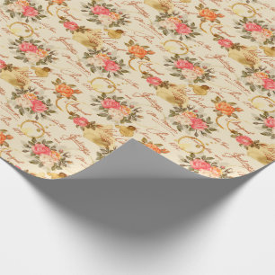 Papier Cadeau Modèle floral