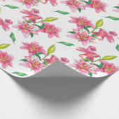 Papier Cadeau Modèle floral (Coin)