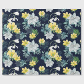 Papier Cadeau Modèle floral (Plat)