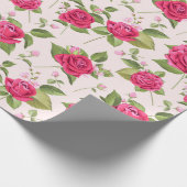 Papier Cadeau Modèle floral (Coin)