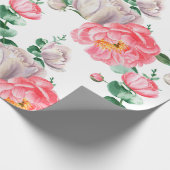 Papier Cadeau Modèle floral (Coin)