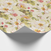 Papier Cadeau Modèle floral (Coin)