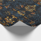 Papier Cadeau Modèle floral (Coin)