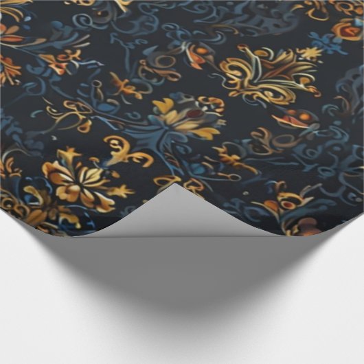 Papier Cadeau Modèle floral (Coin)