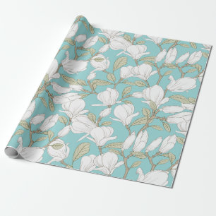 Papier Cadeau Modèle floral