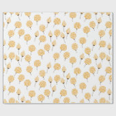 Papier Cadeau Modèle floral (Plat)